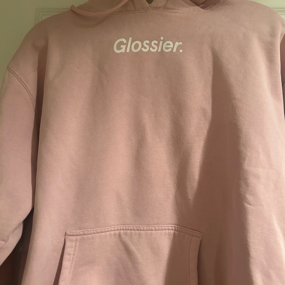 Glossier Pink Hoodie - Picture 2 of 5